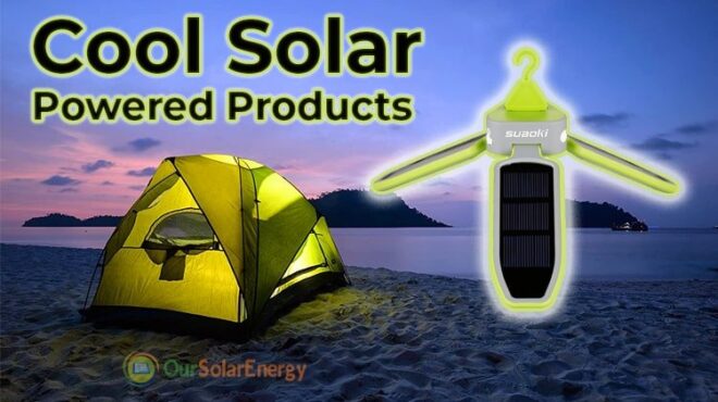 Products that run on solar power