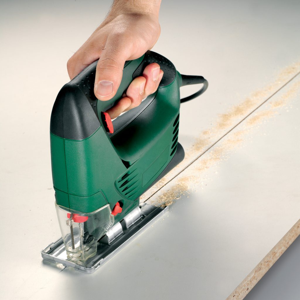 use a jigsaw to cut the plywood Our Solar Energy