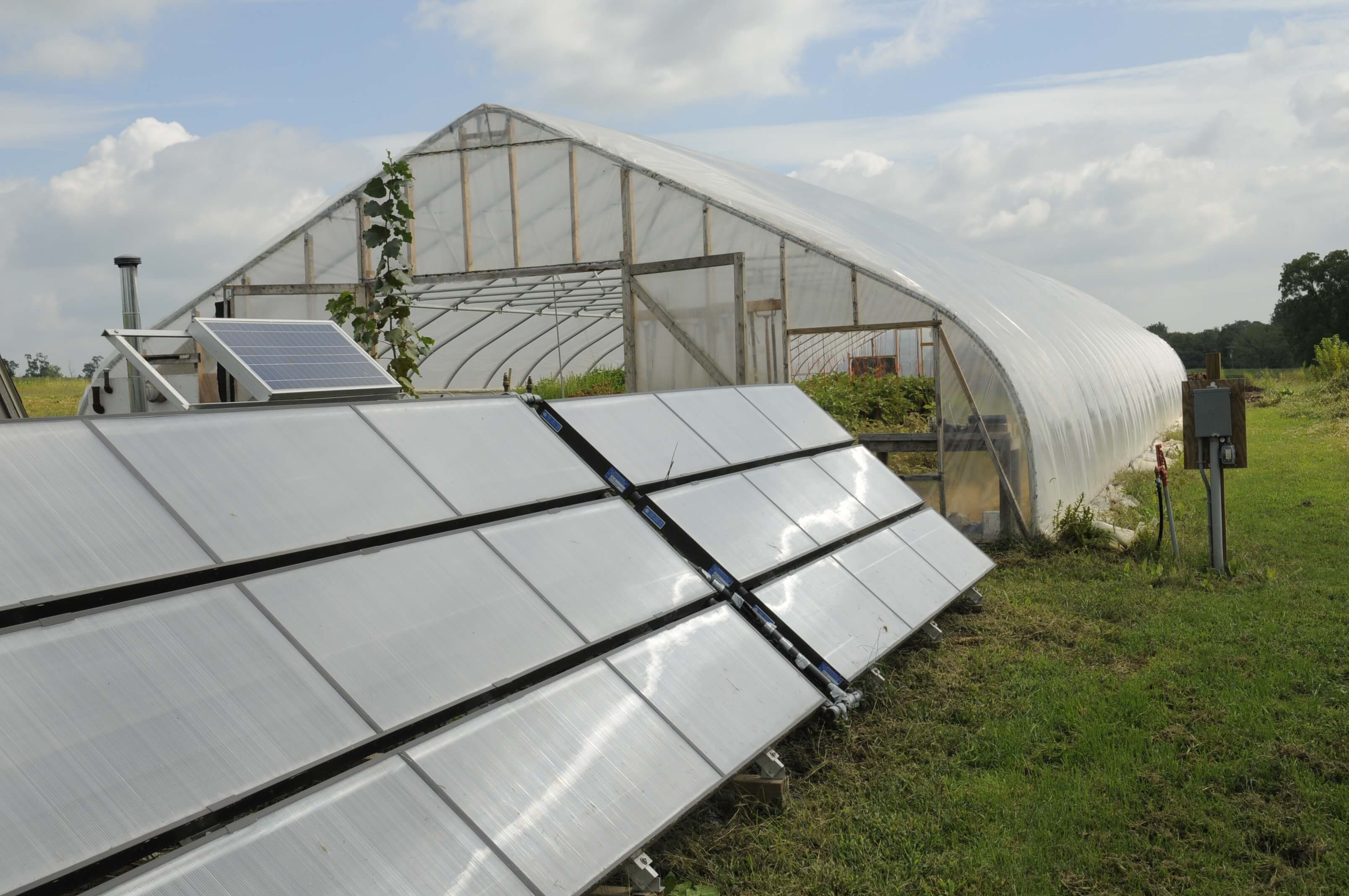 Solar water heating Farm